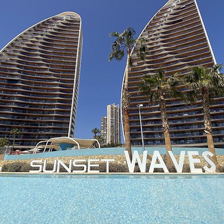 Lujoso Apartament Con Impresionantes Vistas Al Mar Benidorm Exteriör bild