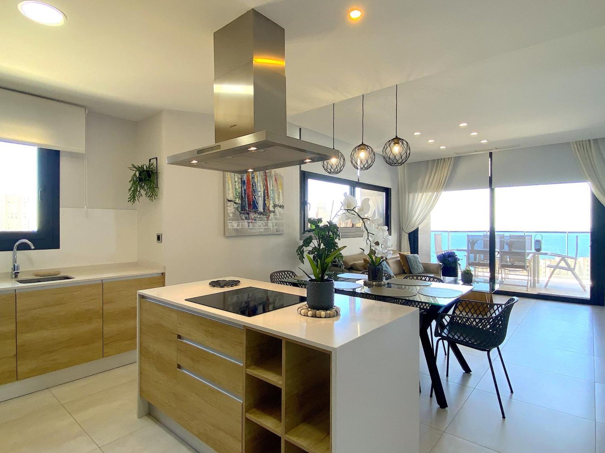 Lujoso Apartament Con Impresionantes Vistas Al Mar Benidorm Exteriör bild