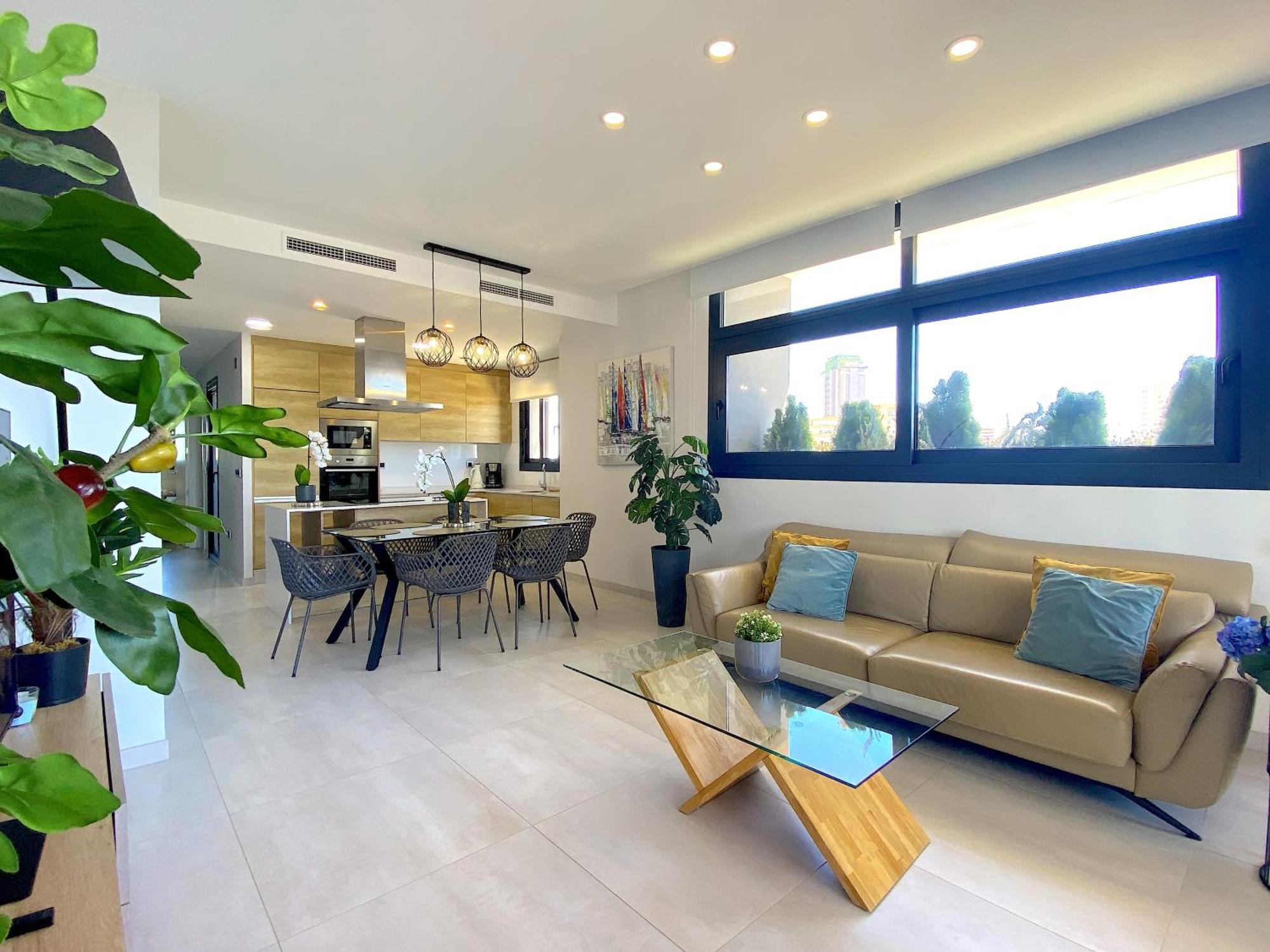 Lujoso Apartament Con Impresionantes Vistas Al Mar Benidorm Exteriör bild