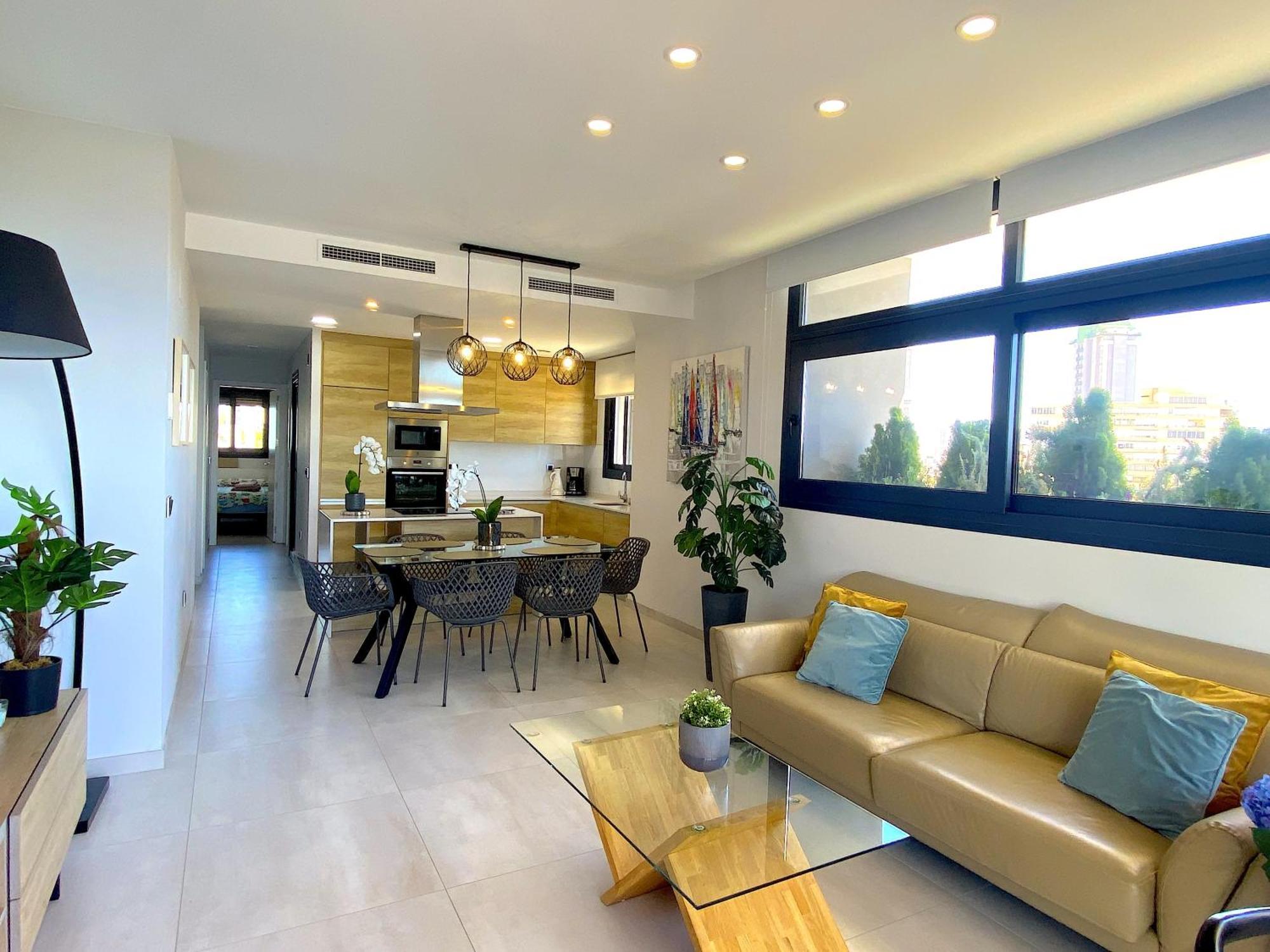 Lujoso Apartament Con Impresionantes Vistas Al Mar Benidorm Exteriör bild