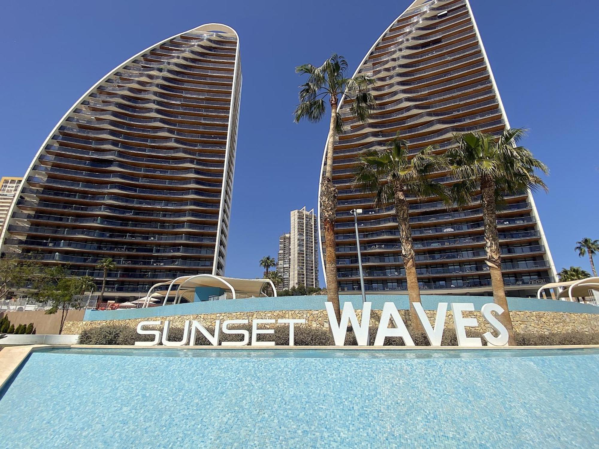 Lujoso Apartament Con Impresionantes Vistas Al Mar Benidorm Exteriör bild