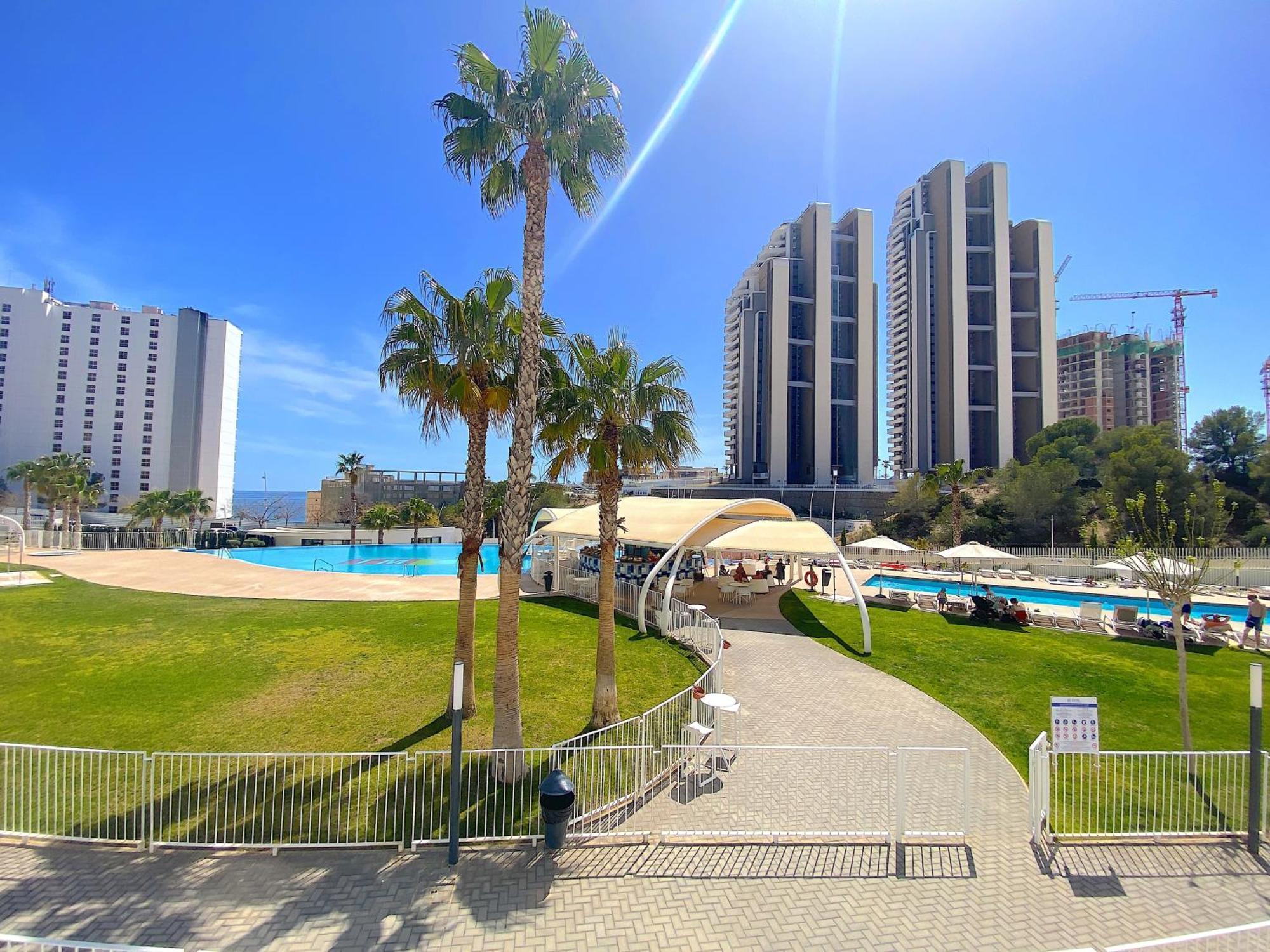 Lujoso Apartament Con Impresionantes Vistas Al Mar Benidorm Exteriör bild